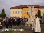 Svatý Jiří - patron Bělotína (jezdecká socha)