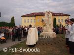 Svatý Jiří - patron Bělotína (jezdecká socha)
