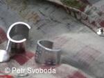 Hnízdo čápa bílého v Bělotíně